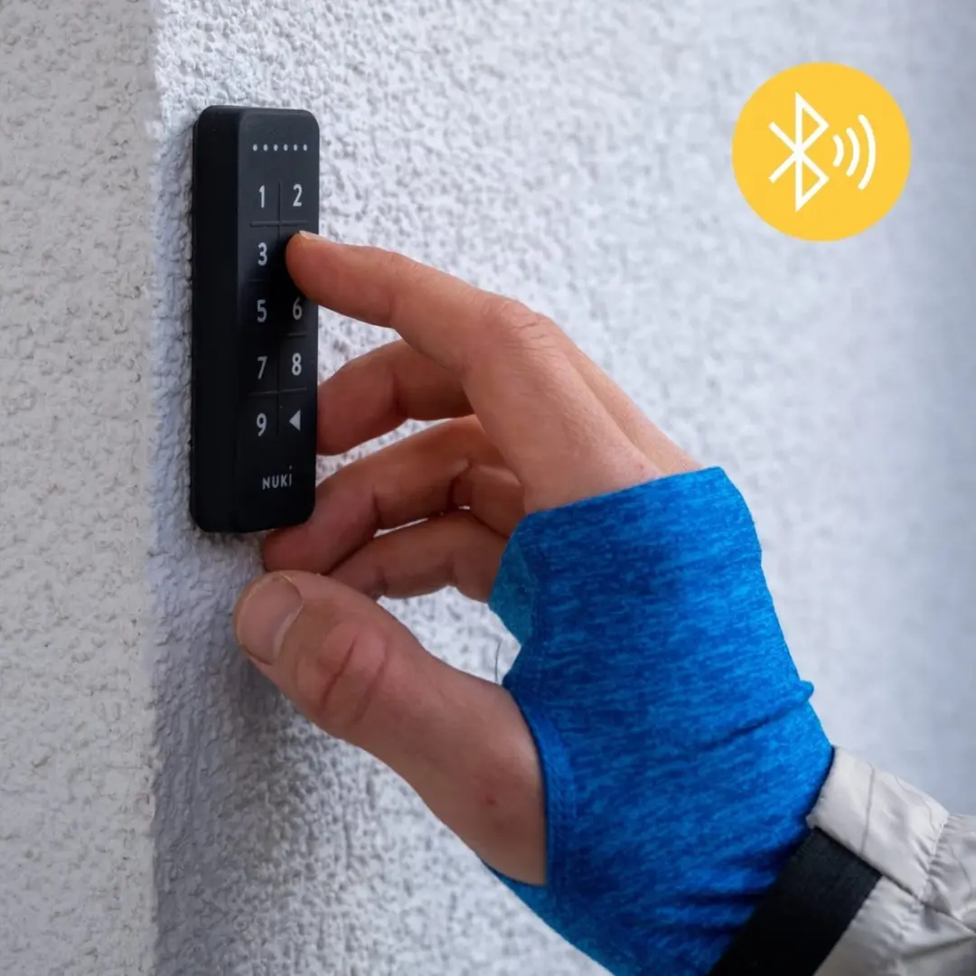 Nuki Keypad Slimme Deuropener - Cilinderslot 10/30mm - Zwart - afbeelding 6 van 6