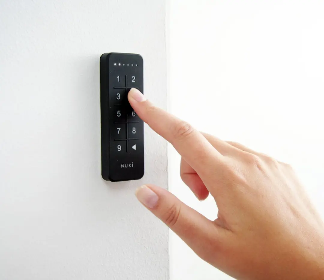 Nuki Keypad Slimme Deuropener - Cilinderslot 10/30mm - Zwart