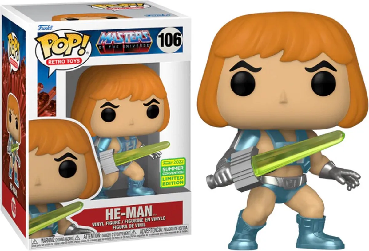 Funko Pop! Masters of the Universe He-Man Convention Exclusive #106