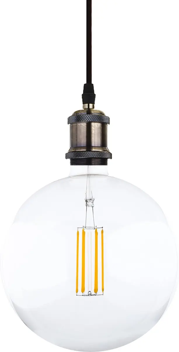 Groenovatie LED Filament G180 E27 8W Warm Wit Dimbaar