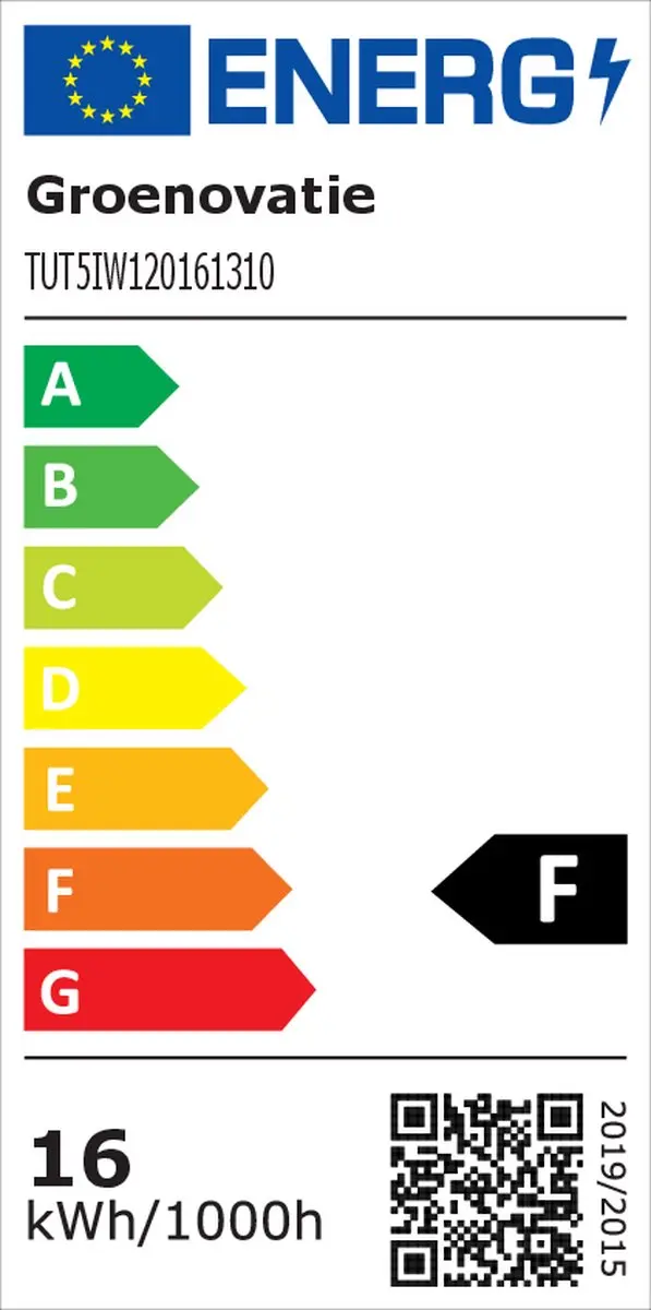 Groenovatie LED TL T5 Armatuur 16W 120cm IP65 - Neutraal Wit
