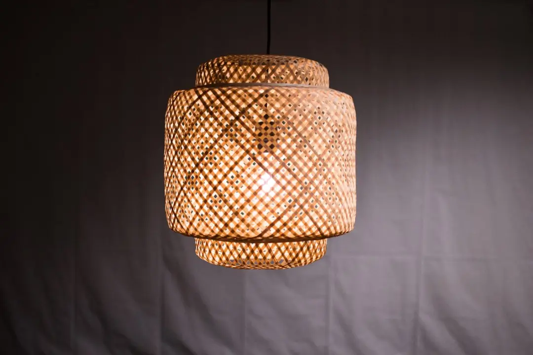 Groenovatie Bamboe Hanglamp Ø35cm - Naturel