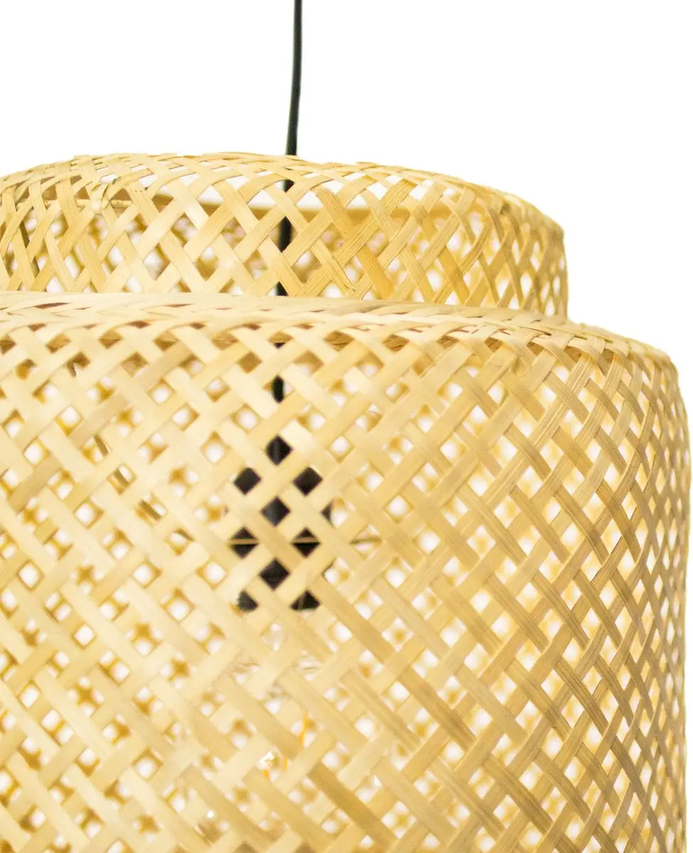 Groenovatie Bamboe Hanglamp Ø35cm - Naturel