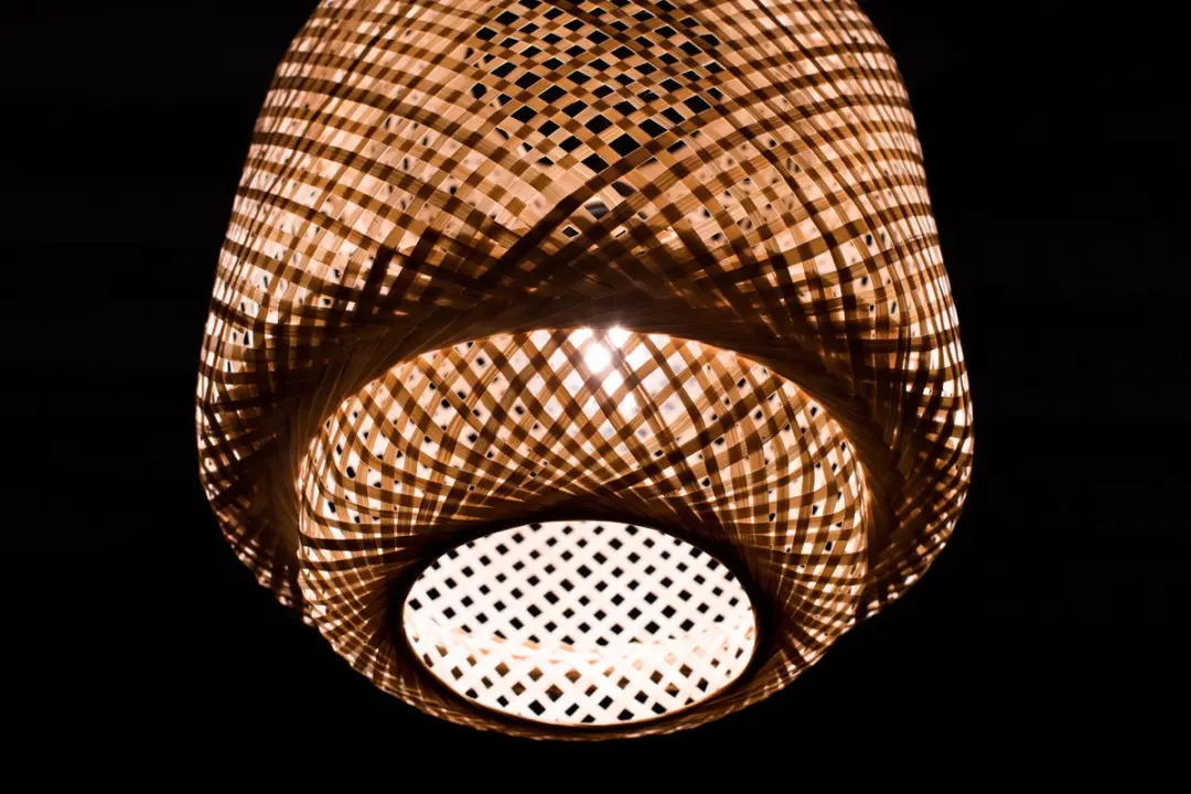 Groenovatie Bamboe Hanglamp Ø35cm - Naturel - afbeelding 6 van 6