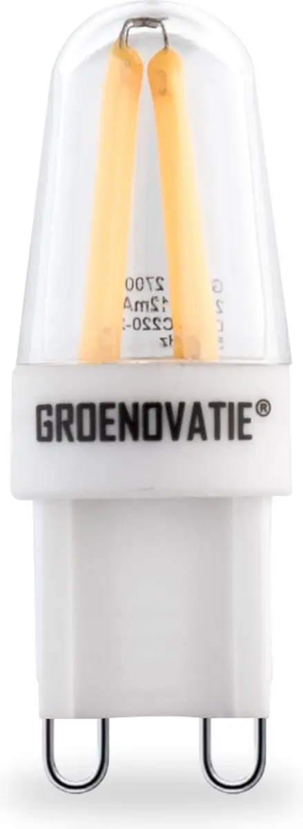 Groenovatie LED Filament Lamp 2W G9 - Extra Warm Wit