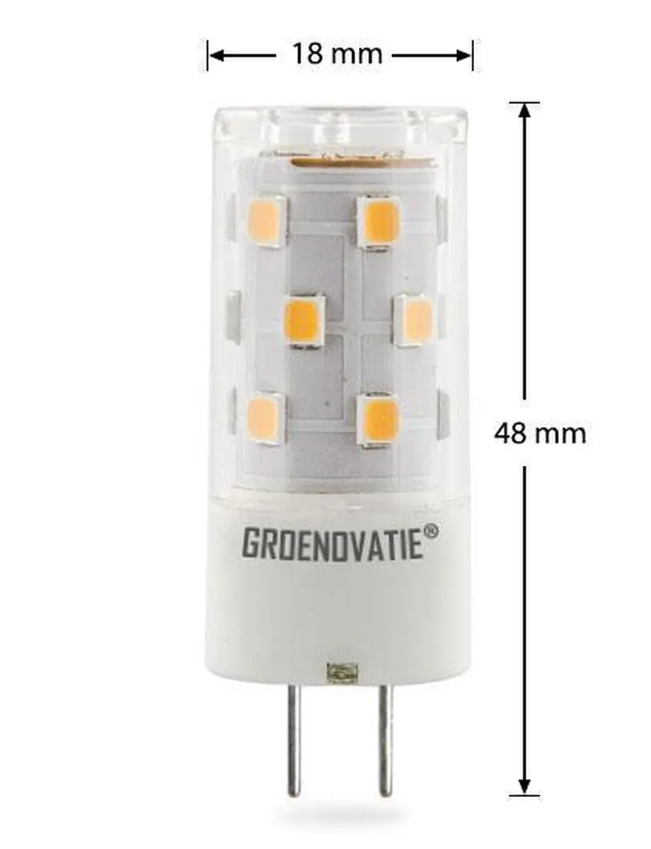 Groenovatie LED Lamp GY6.35 5W - 6 Stuks - Warm Wit