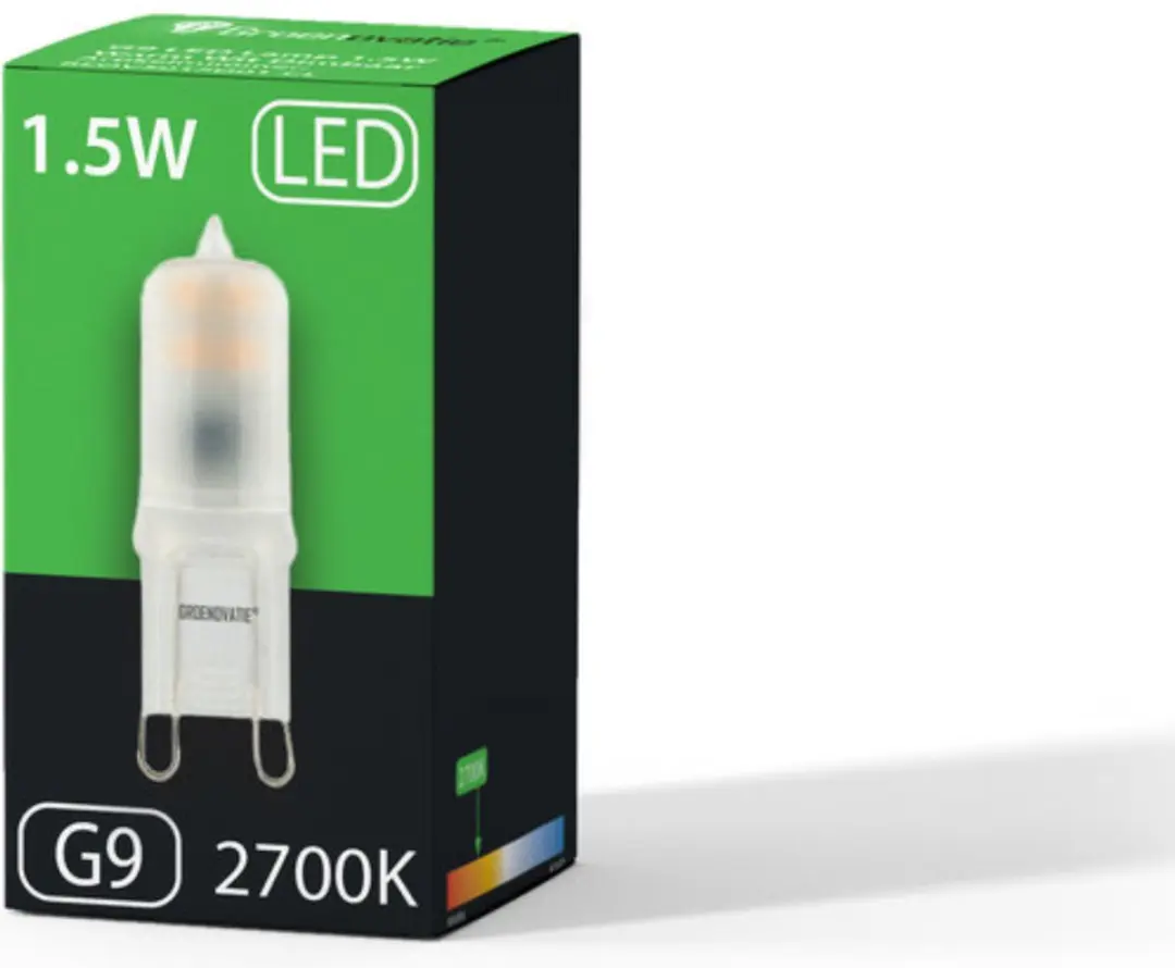 Groenovatie LED Classic Lamp G9 1,5W - Mat - 2800K - afbeelding 6 van 6