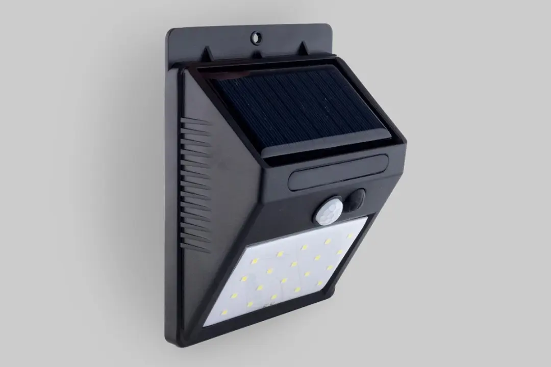 Groenovatie LED Buitenwandlamp Zwart 1,5W - Zonne-energie - afbeelding 6 van 6