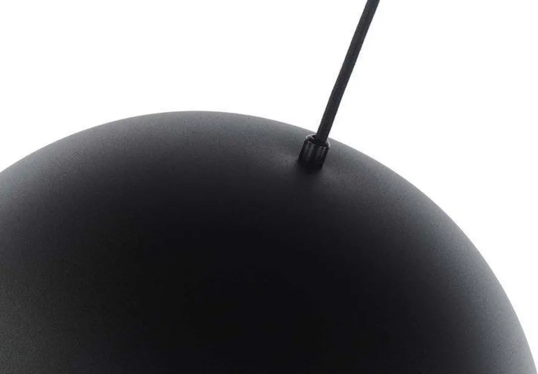 Groenovatie Lyon Vintage Industrieel Design Hanglamp - Koper Ø40cm - Zwart