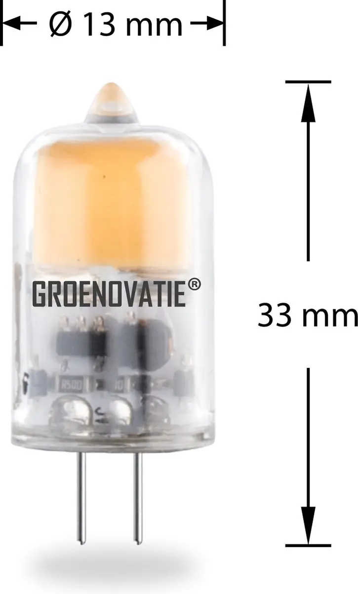 Groenovatie LED G4 Lamp 2W Warm Wit Dimbaar - 6 Stuks