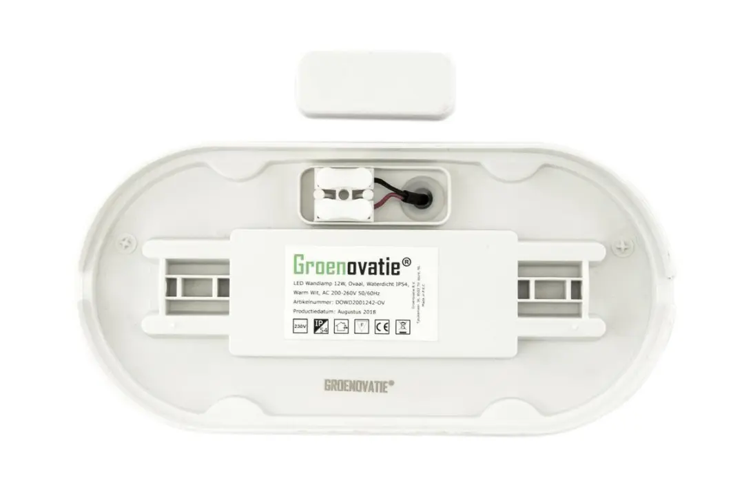 Groenovatie LED Wandlamp 18W Ovaal - IP54 Warm Wit