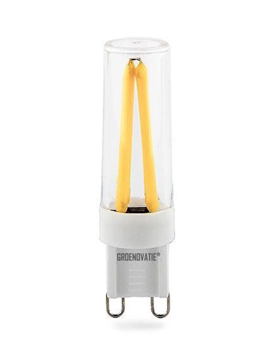 Groenovatie LED Filament Lamp G9 3W - 6 Stuks - Warm Wit