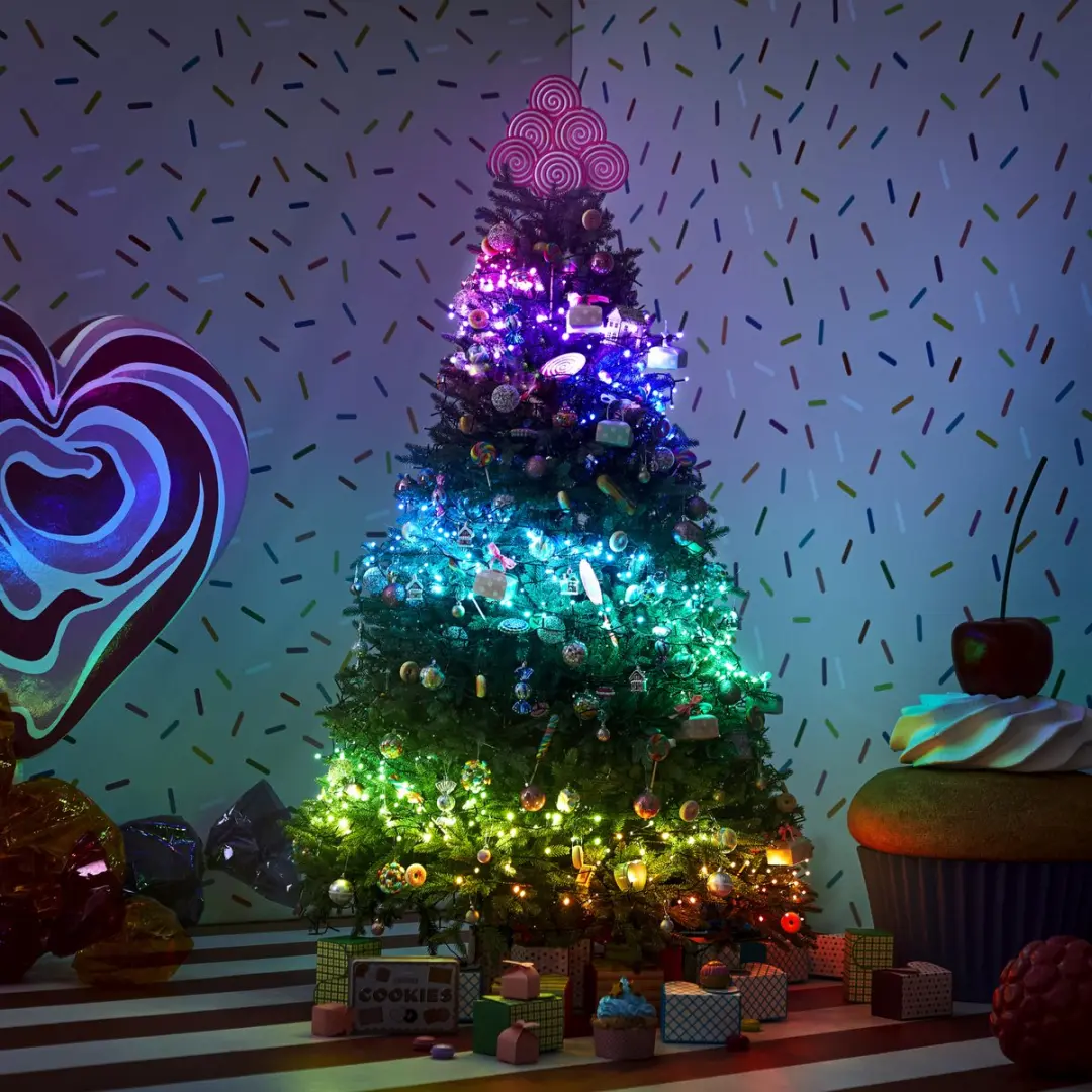 Twinkly Strings Lichtsnoer 8M - 100LED RGB - Zwart