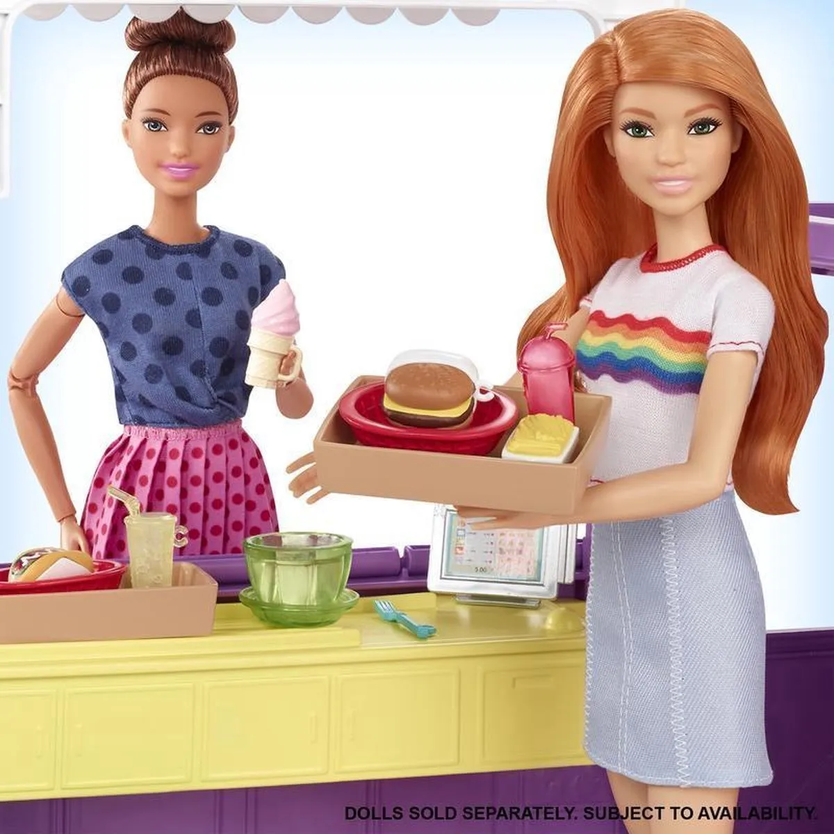 Barbie Fresh 'n Fun Foodtruck GMW07 - Meerkleurig