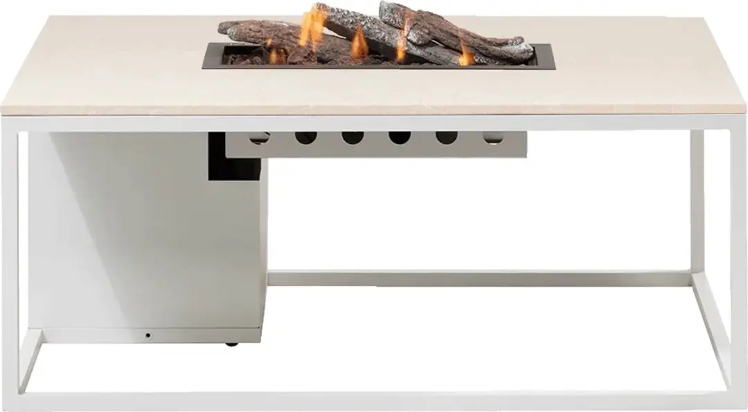 Cosi Cosiloft 120 Vuurtafel White / Stone Look 120 x 80 cm