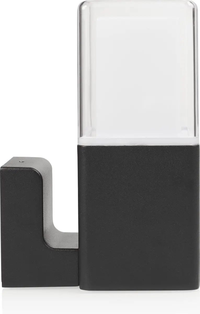 Smartwares OOL-50015 Wandlamp Buiten 12W - 800 Lumen - Zwart/Wit