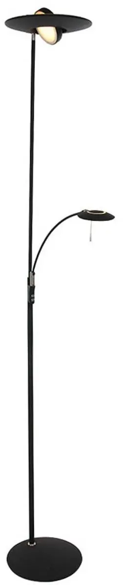 Steinhauer Zenith LED Vloerlamp - 2 Lichtpunten - 4000K - Zwart - afbeelding 2 van 6