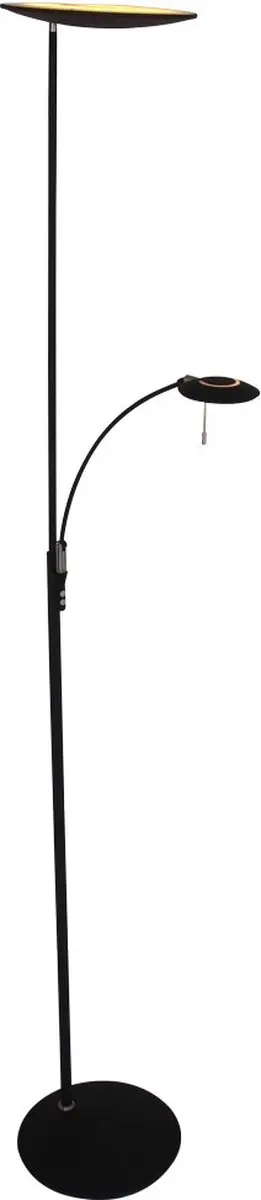 Steinhauer Zenith LED Vloerlamp - 2 Lichtpunten - 4000K - Zwart - afbeelding 4 van 6