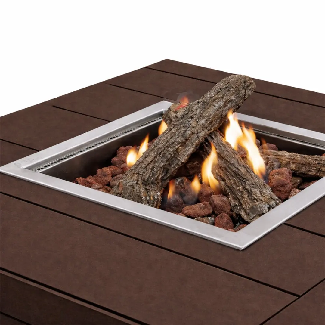 Cosi Inbouwbrander 40x40cm - 9W - Zilver