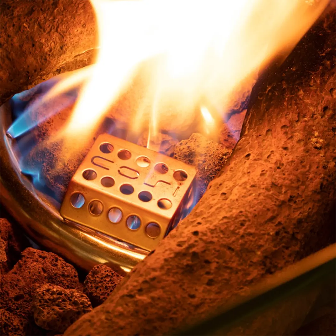 Cosi Inbouwbrander 40x40cm - 9W - Zilver