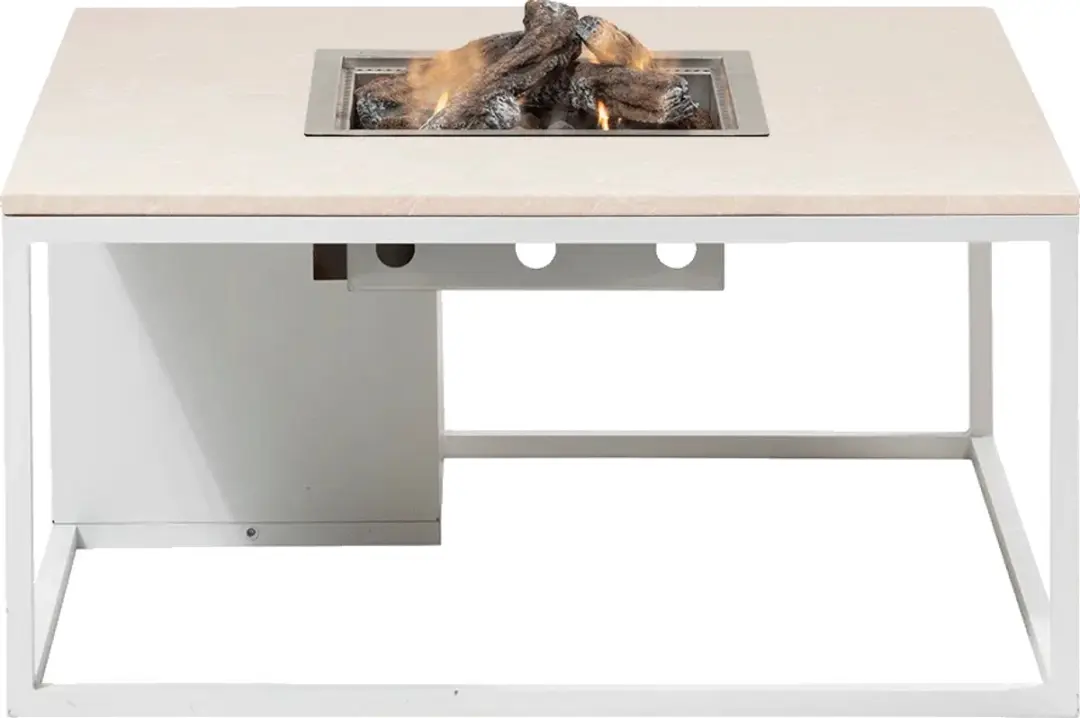 Cosi Cosiloft 100 Vuurtafel White / Stone Look 100 x 100 cm