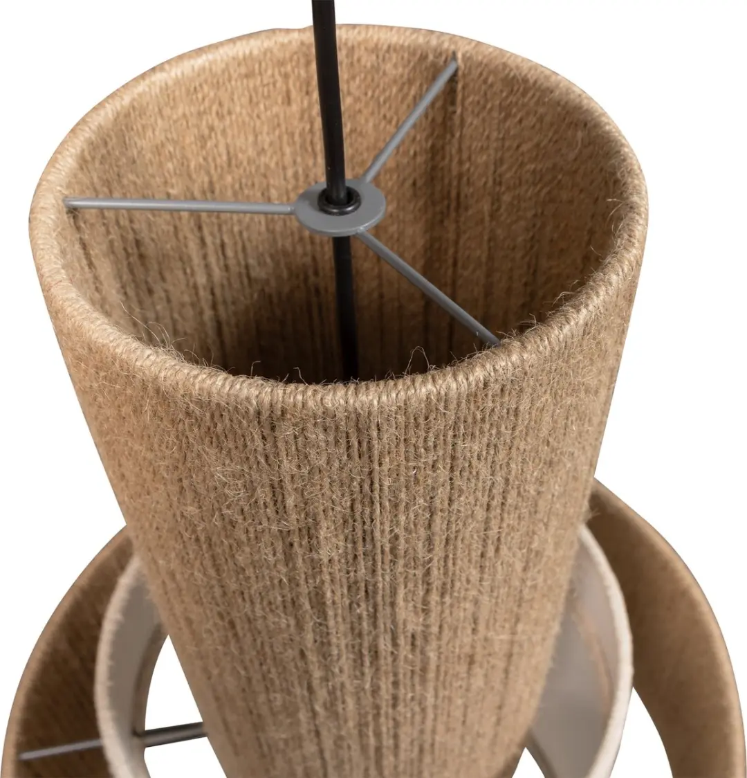 WOOOD Pelle Hanglamp - Naturel - Ø38cm