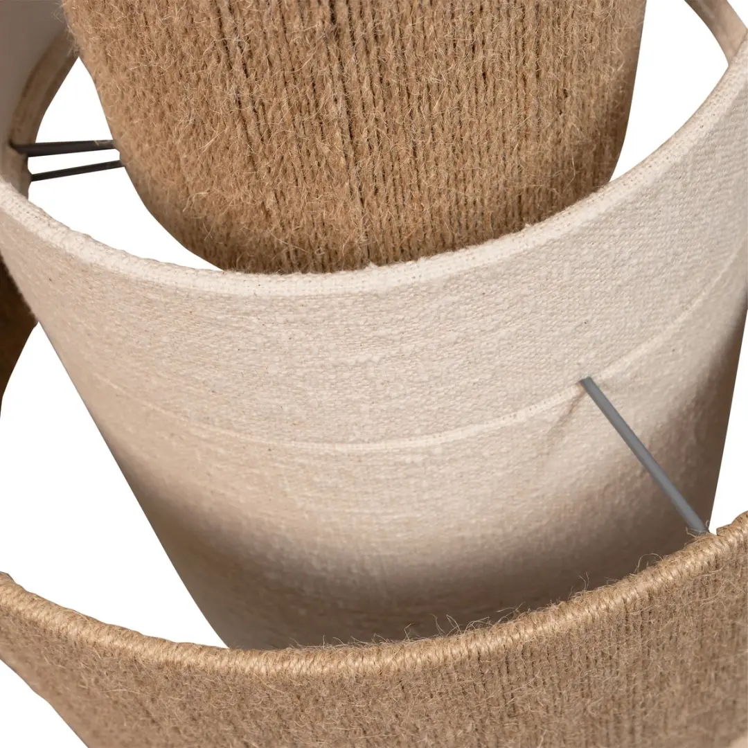 WOOOD Pelle Hanglamp - Naturel - Ø38cm