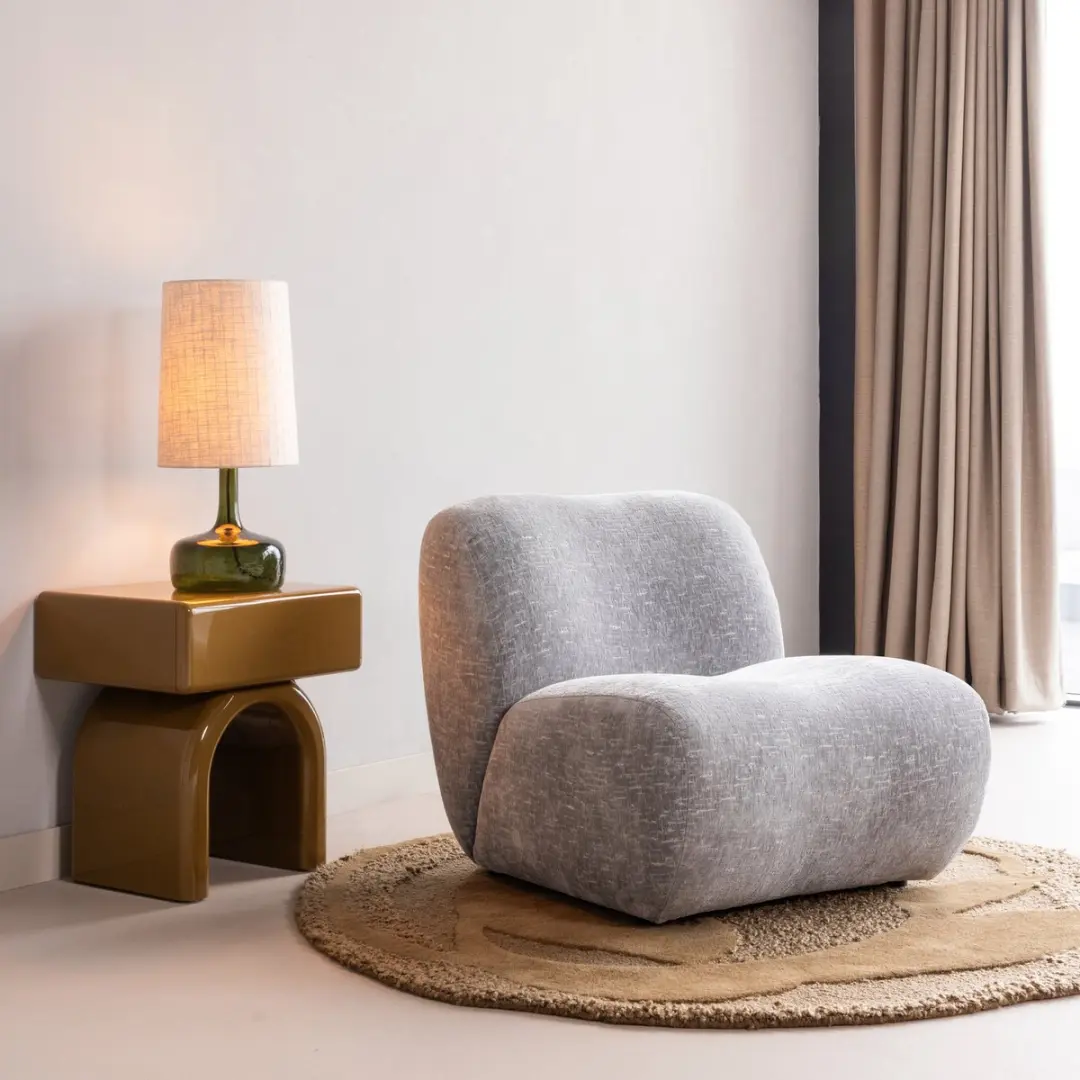 WOOOD Luma Tafellamp Groen/Naturel - 60x27x27