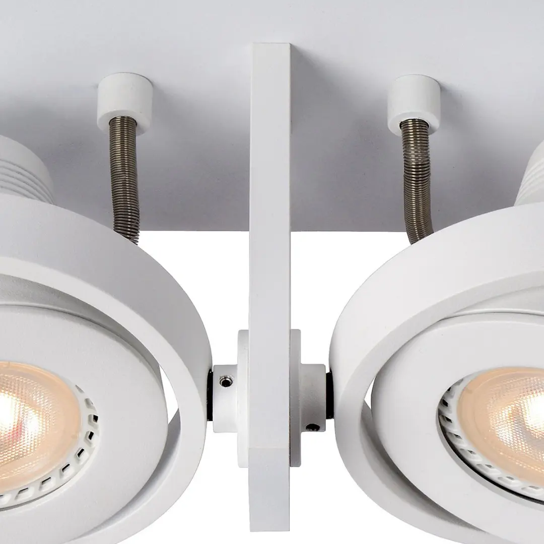 Artdelight Spot Meist 4 Lichtpunten Vierkant - 23cm - Wit