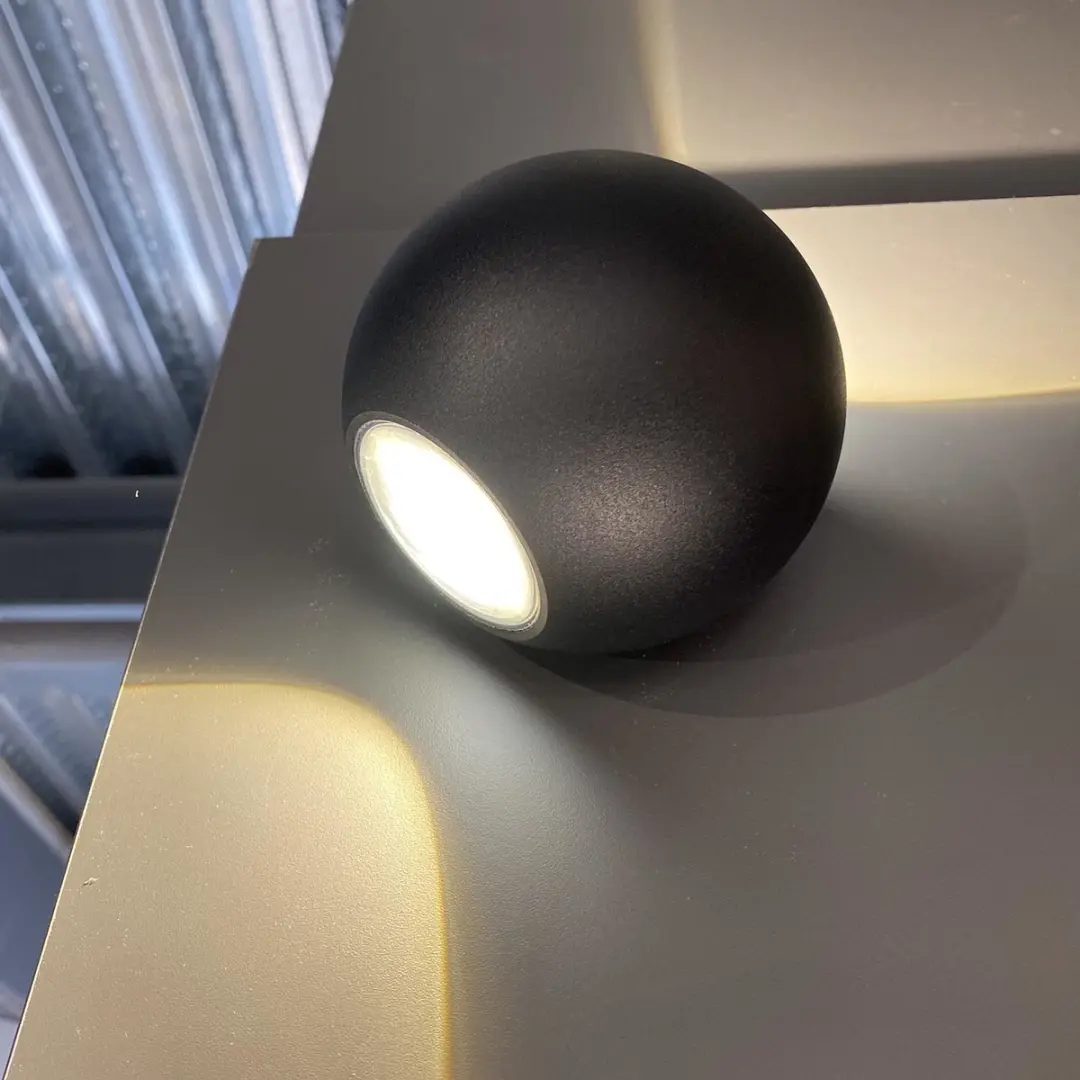 Artdelight Denver Wandlamp - 2x LED 4W 2700K - Zwart
