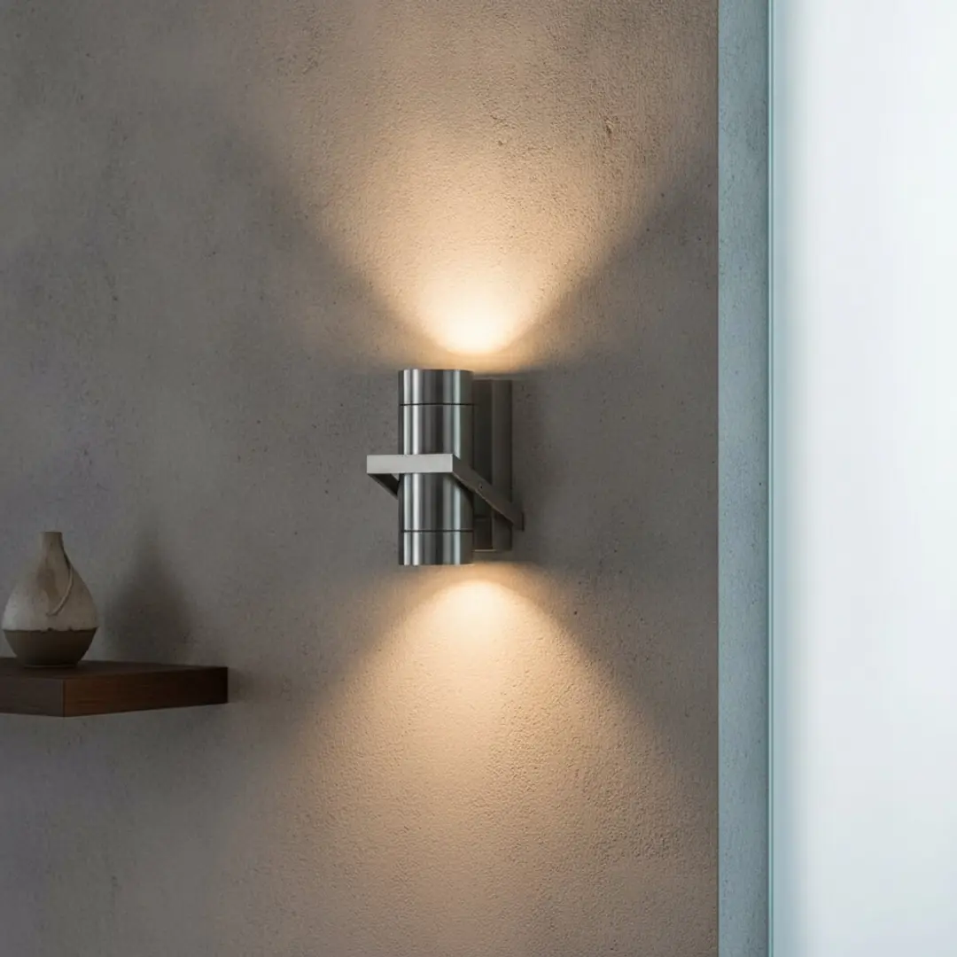 Artdelight Wandlamp Double Aluminium