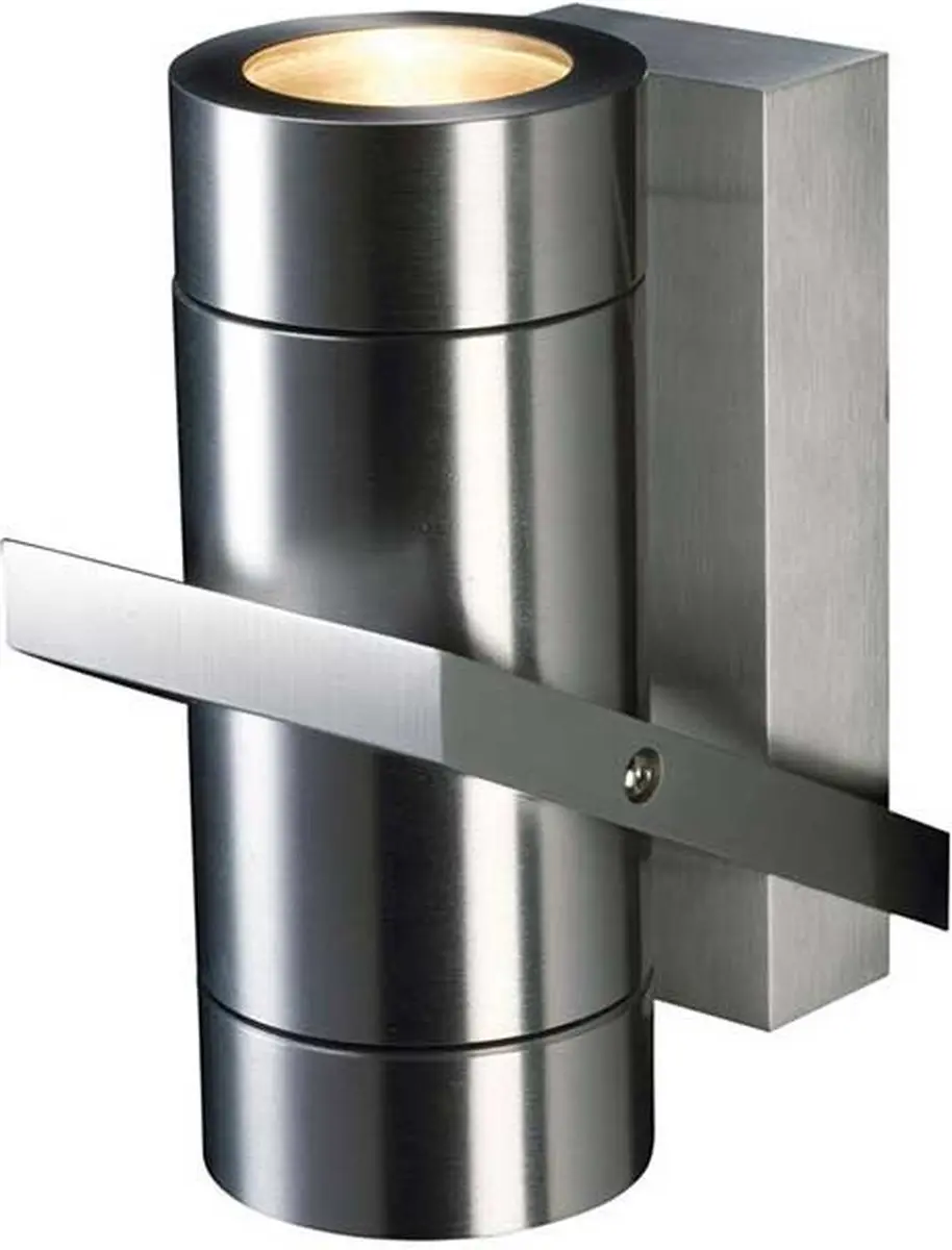 Artdelight Wandlamp Double Aluminium - 2 Lichtpunten