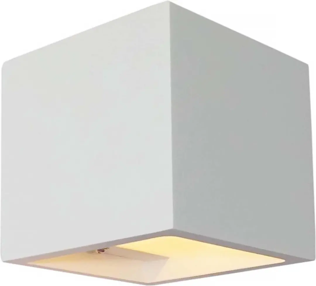 Artdelight Plaster Wandlamp 11,5x11,5cm