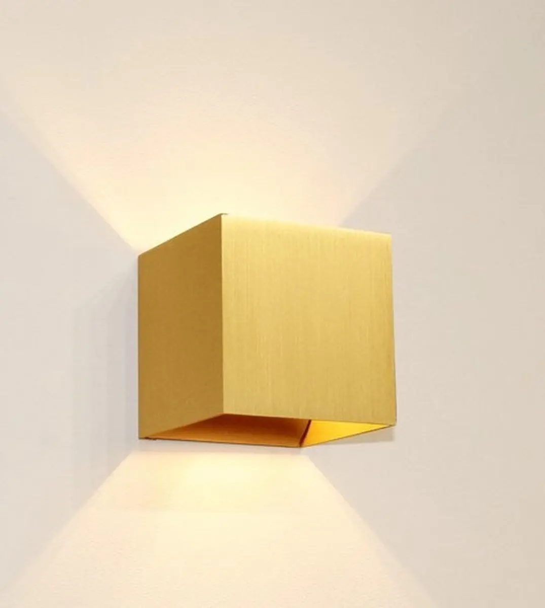 Artdelight Wandlamp Gymm Mat Goud - 2700K