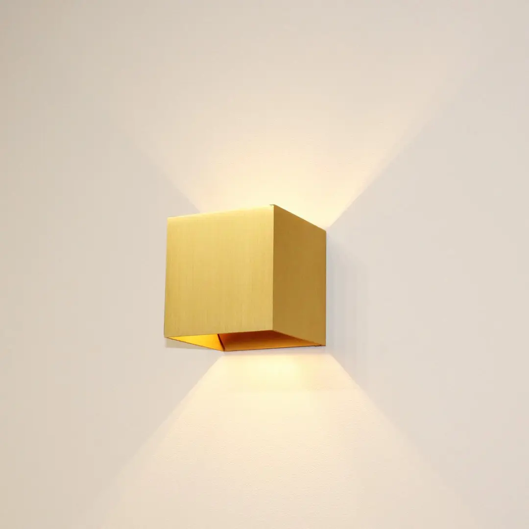 Artdelight Wandlamp Gymm Mat Goud - 2700K