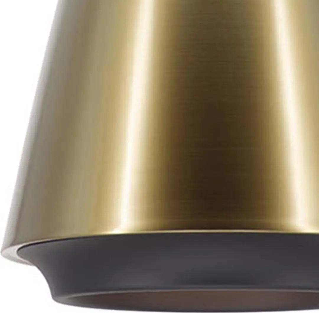 Artdelight Hanglamp Santiago Brons/Zwart - E27 - Ø35cm