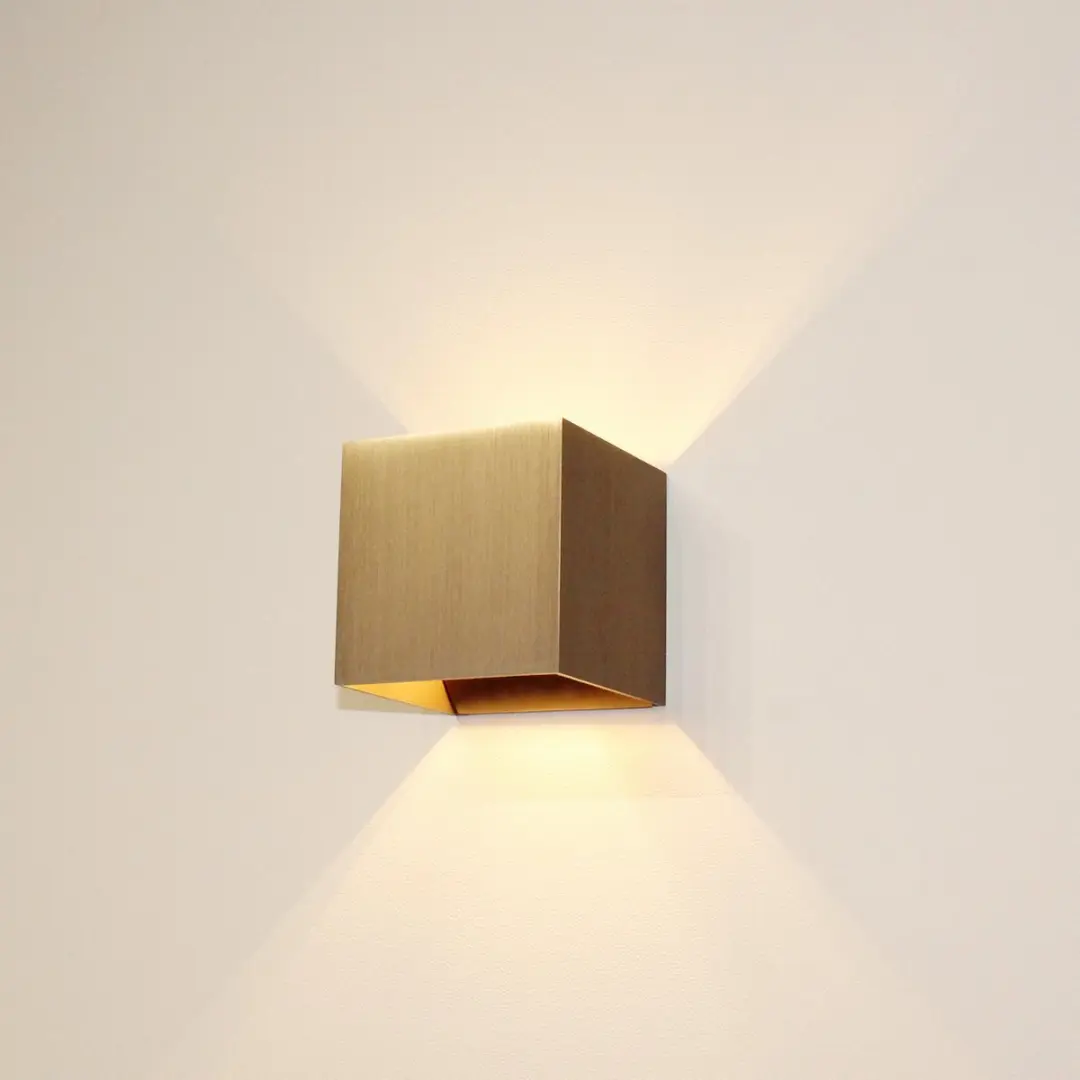 Artdelight Gymm Wandlamp Brons - 2700K