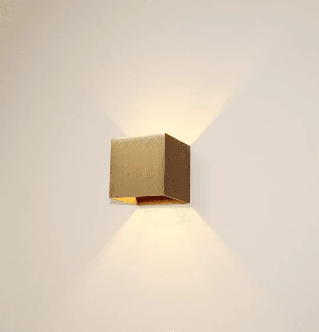 Artdelight Gymm Wandlamp Brons - 2700K