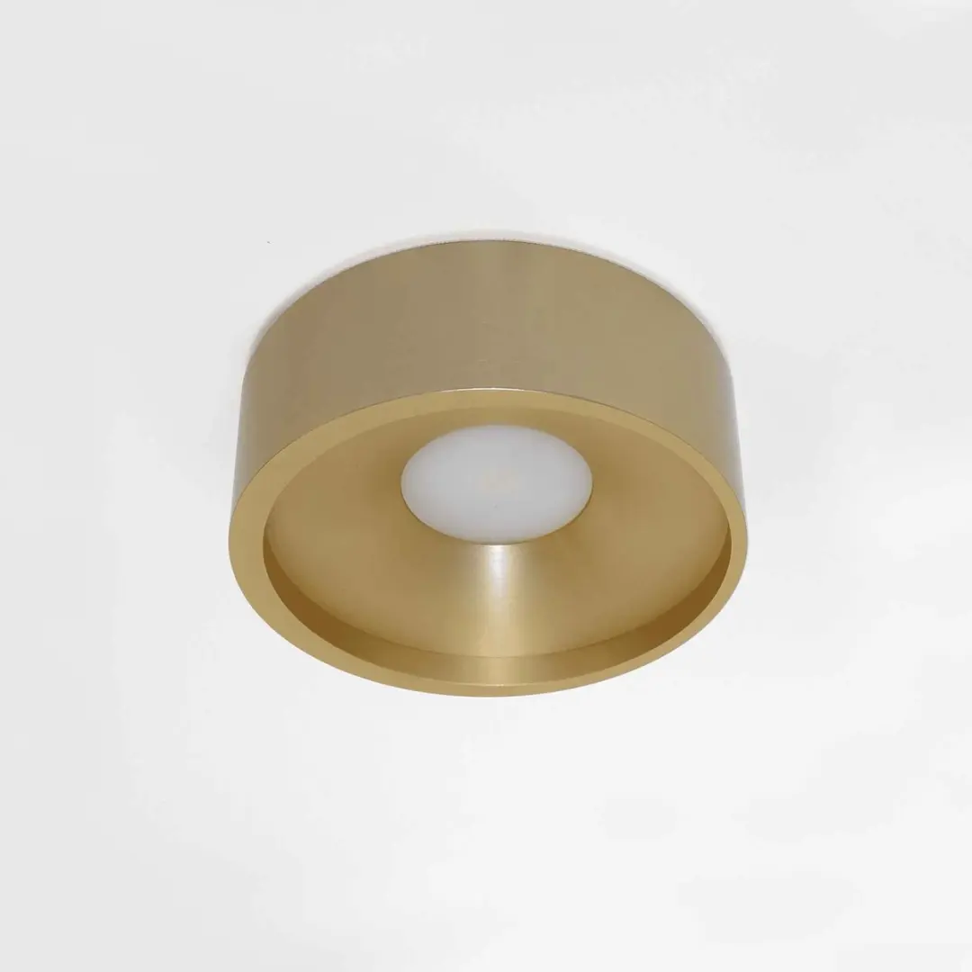 Artdelight Orlando Plafondlamp Ø14cm - Mat Goud