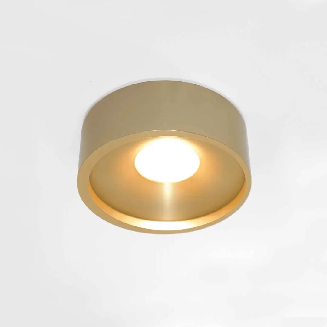 Artdelight Orlando Plafondlamp Ø14cm - Mat Goud