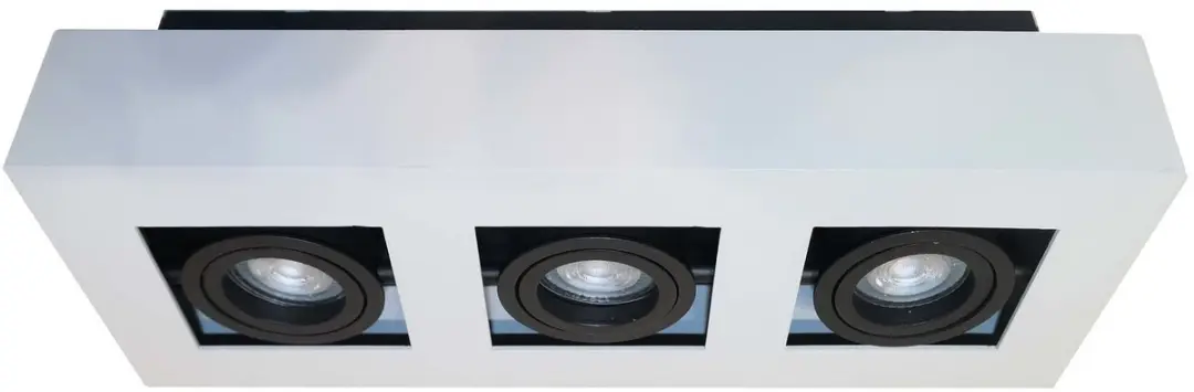 Artdelight Spot Bosco 3 Licht - 3x35W - 14cm - Wit/Zwart