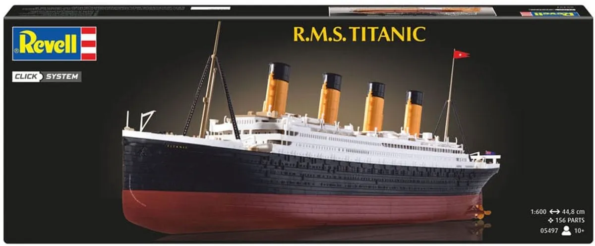 Revell R.M.S. Titanic Modelbouwpakket 1:1600 - 156 Onderdelen - Multi
