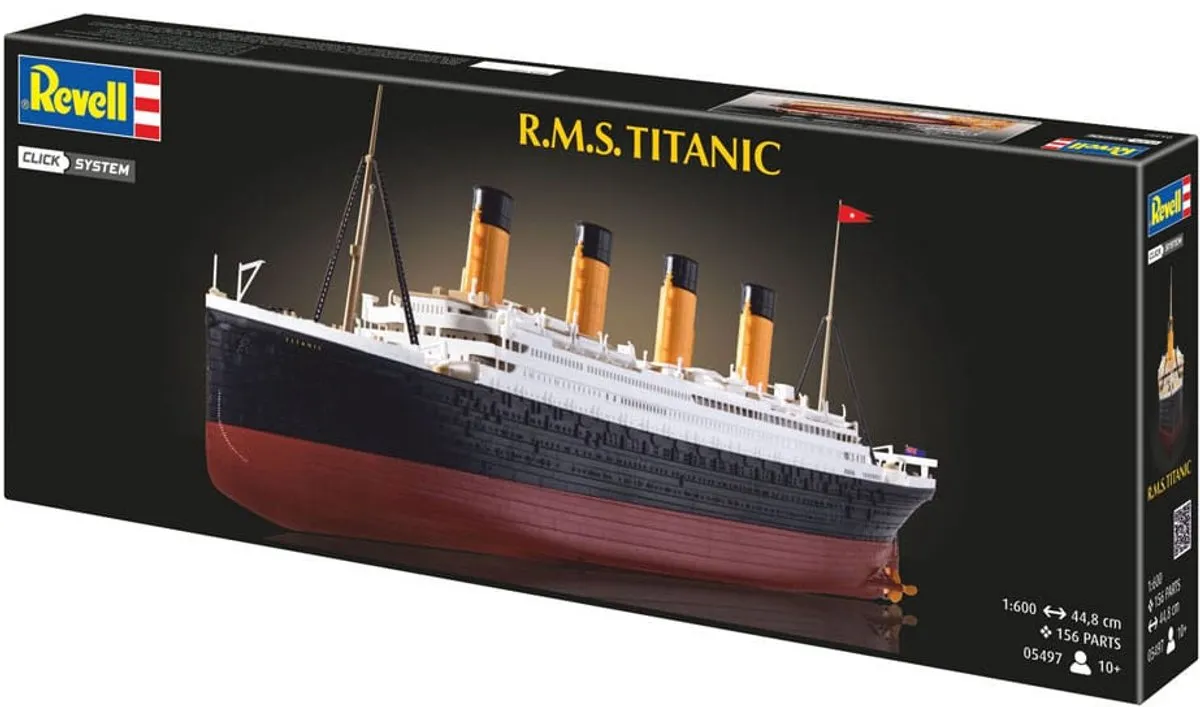 Revell R.M.S. Titanic Modelbouwpakket 1:1600 - 156 Onderdelen - Multi