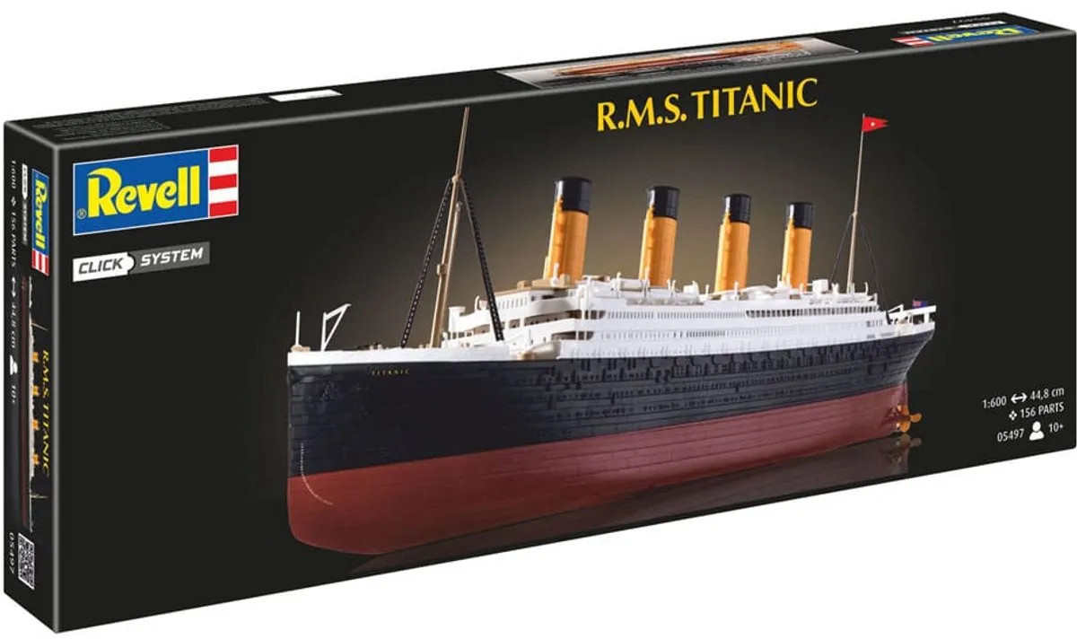 Revell R.M.S. Titanic Modelbouwpakket 1:1600 - 156 Onderdelen - Multi