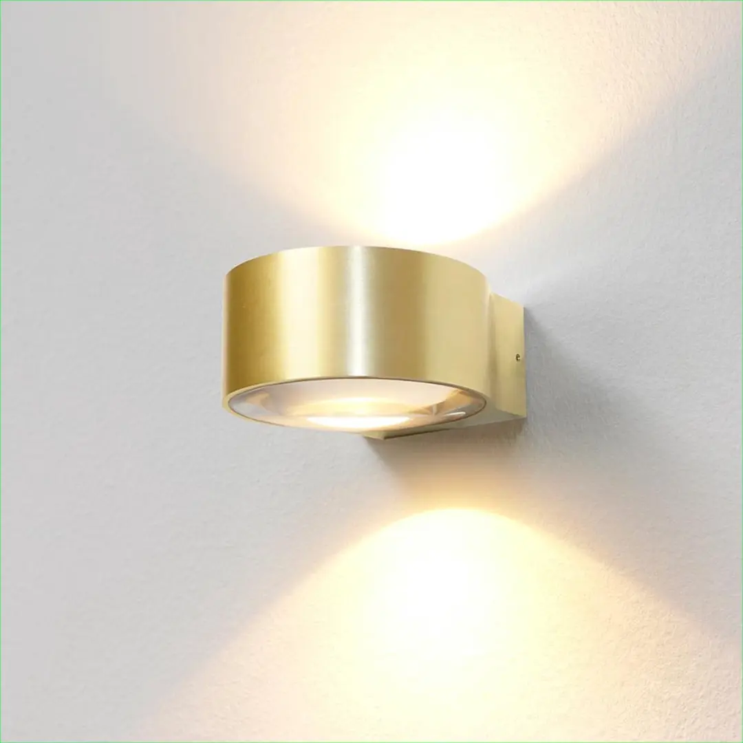 Artdelight Wandlamp Hudson Ø11cm - Mat goud