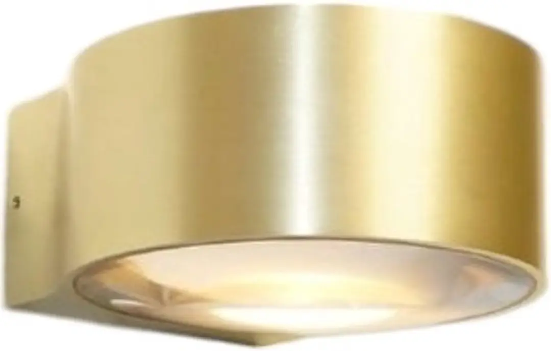 Artdelight Wandlamp Hudson Ø11cm - Mat goud