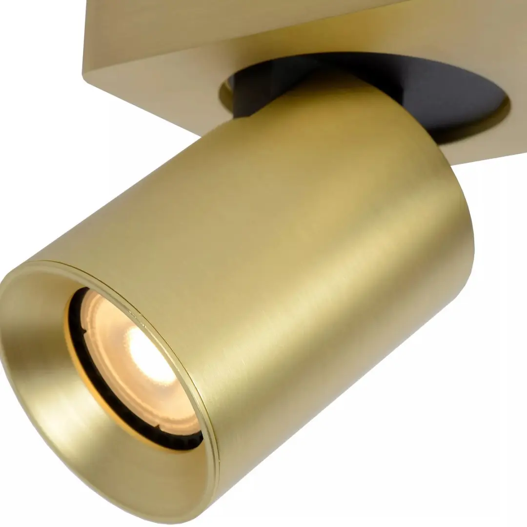 Artdelight Spot Megano 4 Lichtpunt Vierkant - 20cm - Messing