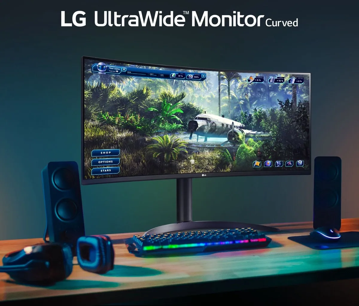 LG 34WP65C-B Monitor 34 inch - 2x HDMI 1.4, 1x DisplayPort