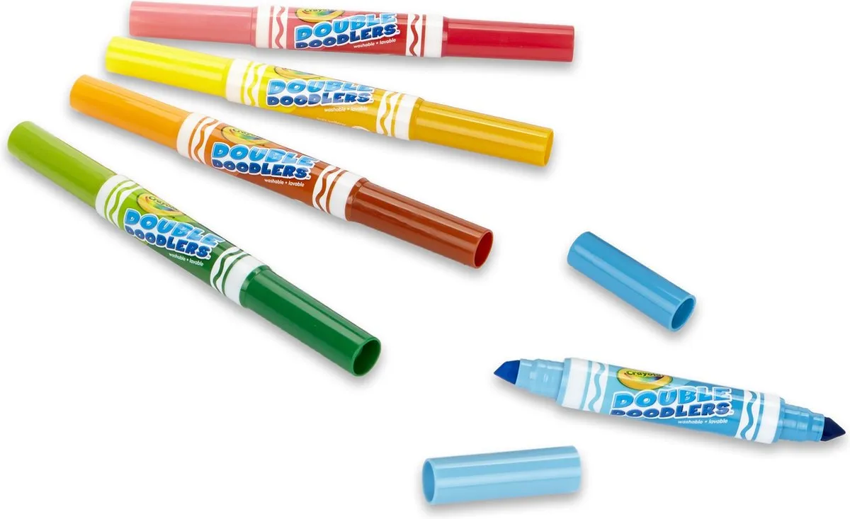 Crayola Dubbelzijdige Viltstiften - 10 Stuks - Multi