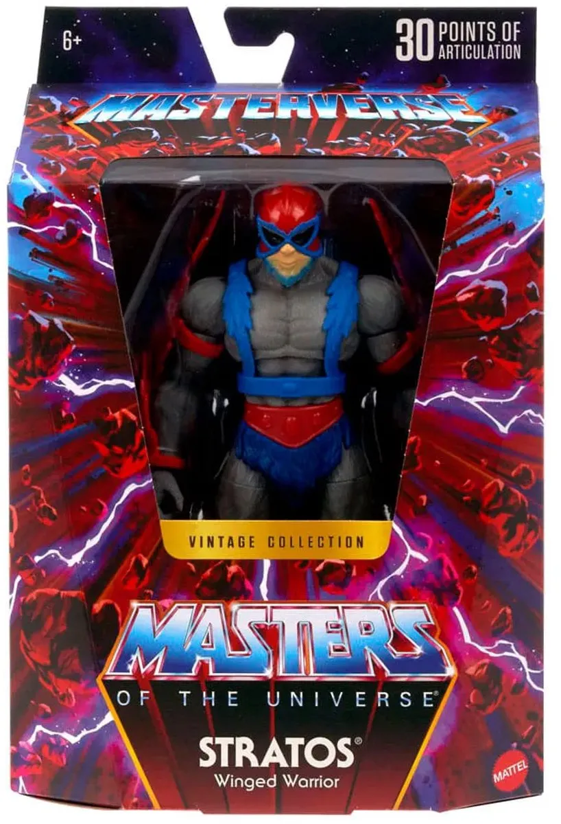 Mattel Masters of the Universe Stratos Action Figuur 18cm - Multi